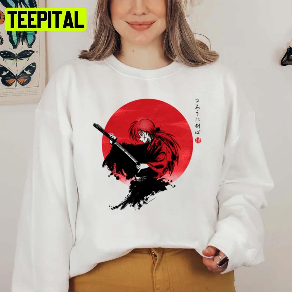 Red Sun Rurouni Rurouni Kenshin Unisex Sweatshirt Red Sun Rurouni Rurouni Kenshin Unisex Sweatshirt
