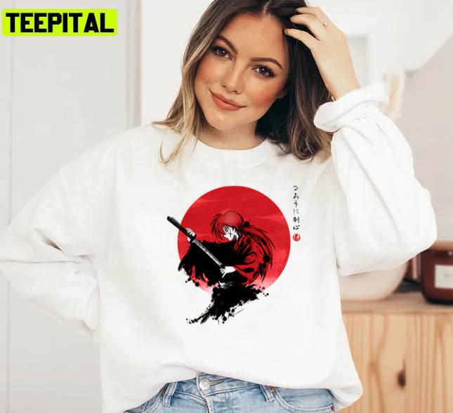 Red Sun Rurouni Rurouni Kenshin Unisex Sweatshirt Red Sun Rurouni Rurouni Kenshin Unisex Sweatshirt