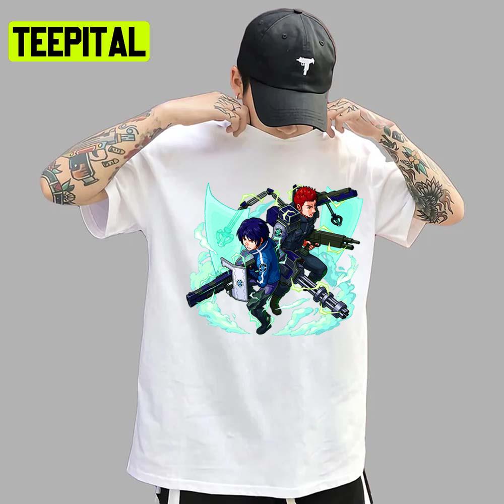Reiji & Kyosuke Active World Trigger Unisex T-Shirt Reiji & Kyosuke Active World Trigger Unisex T-Shirt