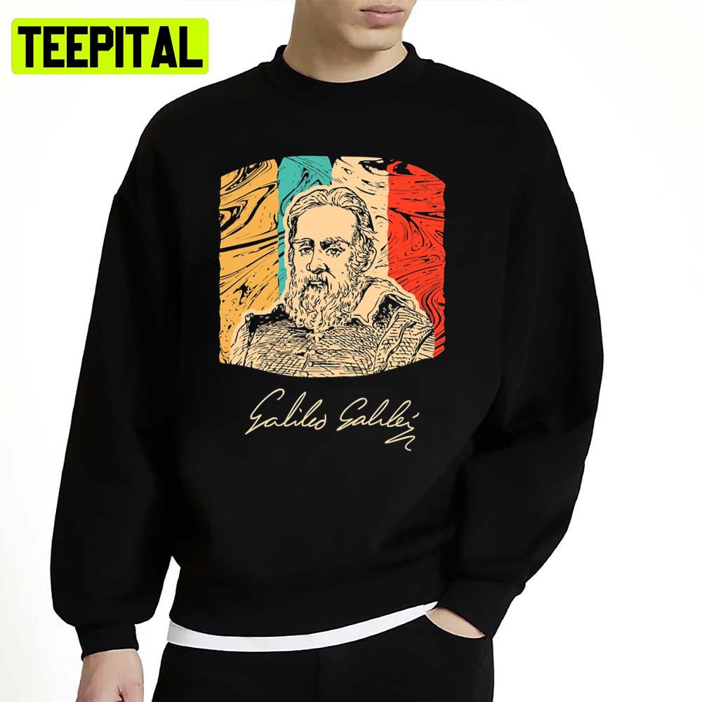 Renaissanc Scientist Retro Graphic Galileo Galilei Unisex Sweatshirt Renaissanc Scientist Retro Graphic Galileo Galilei Unisex Sweatshirt