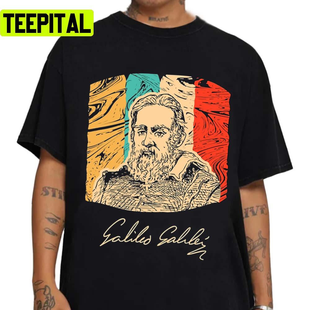 Renaissanc Scientist Retro Graphic Galileo Galilei Unisex Sweatshirt Renaissanc Scientist Retro Graphic Galileo Galilei Unisex Sweatshirt