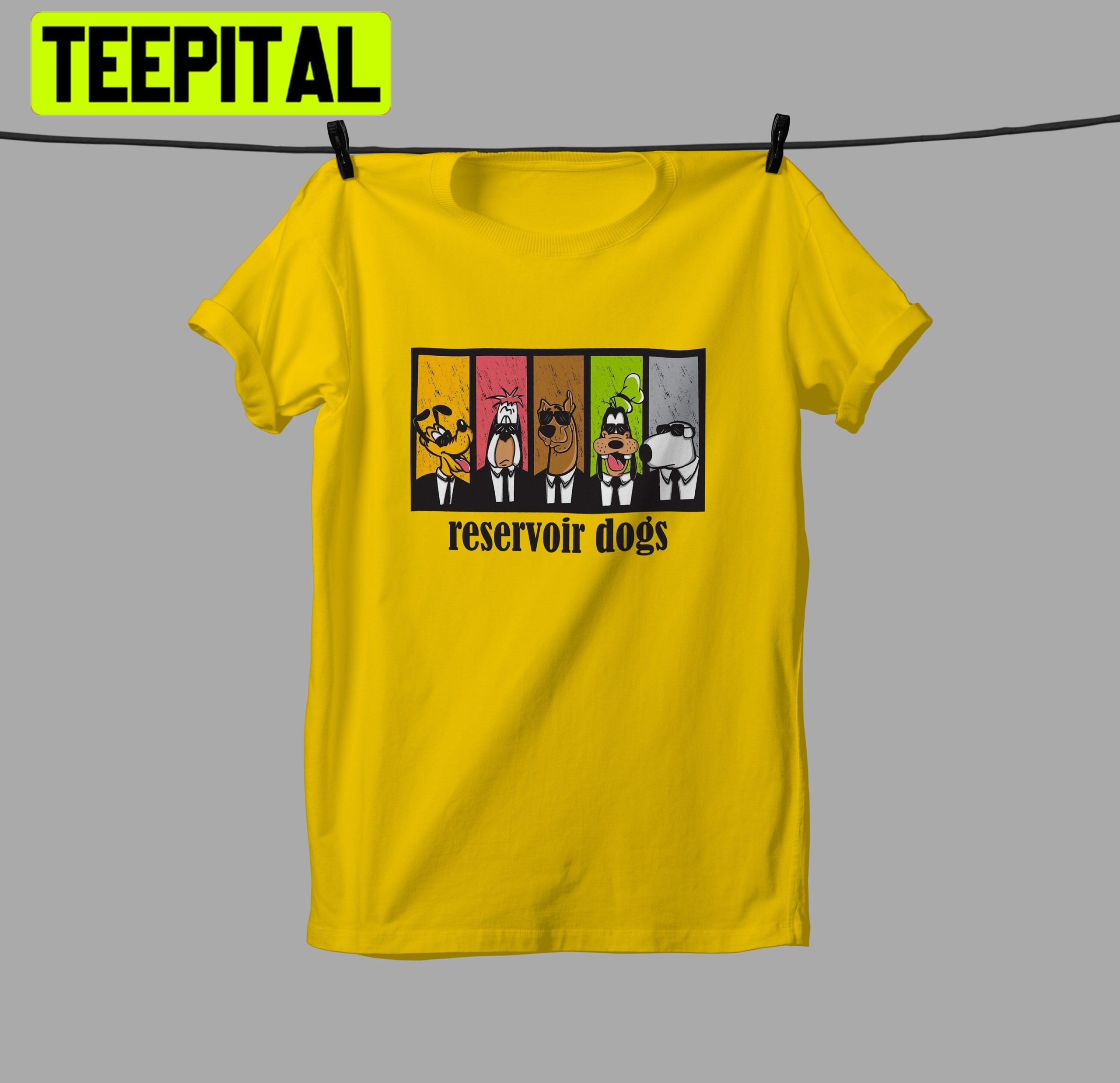 Reservoir Dogs Cartoon Trending Unisex Shirt Reservoir Dogs Cartoon Trending Unisex Shirt