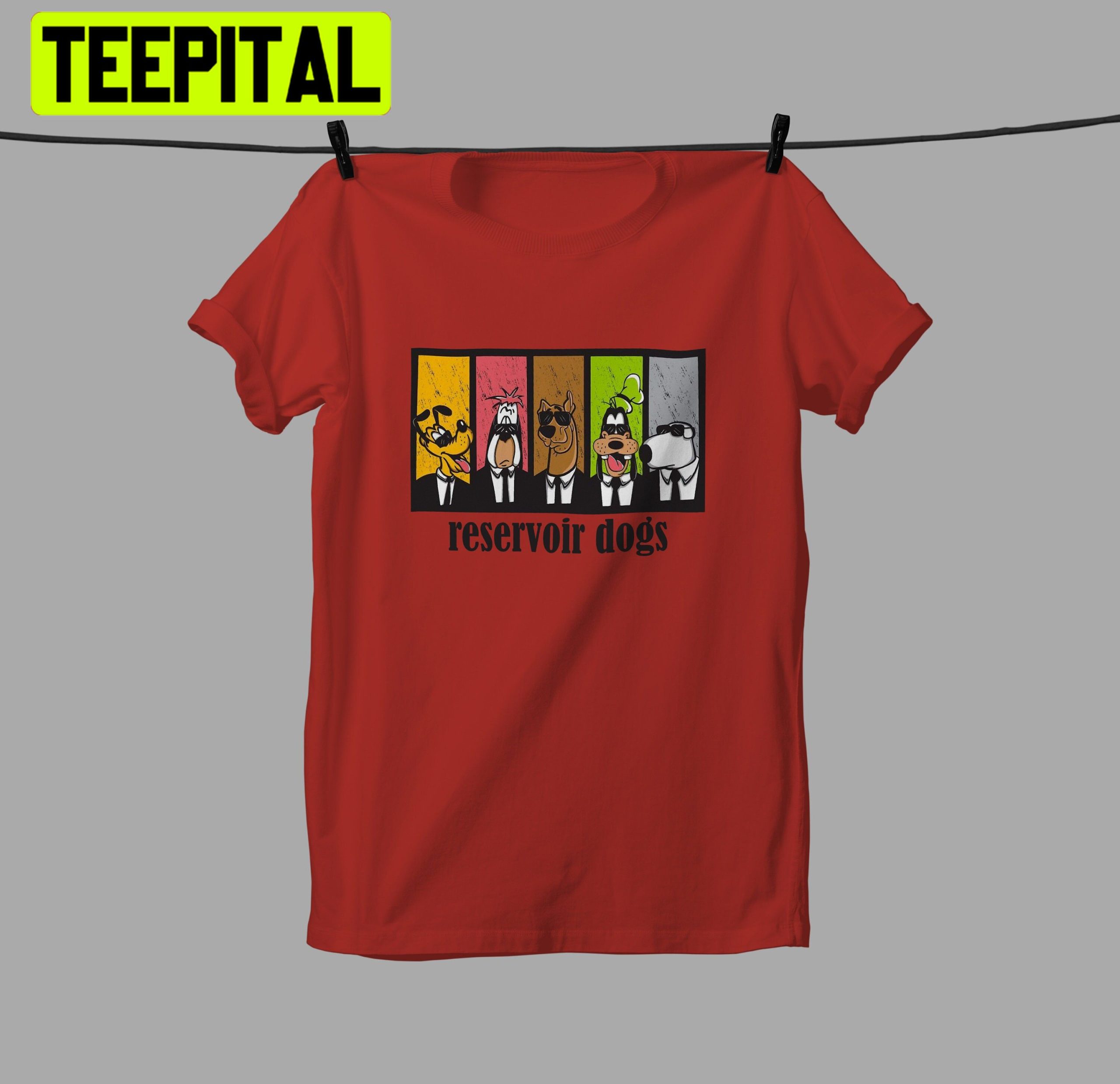 Reservoir Dogs Cartoon Trending Unisex Shirt Reservoir Dogs Cartoon Trending Unisex Shirt