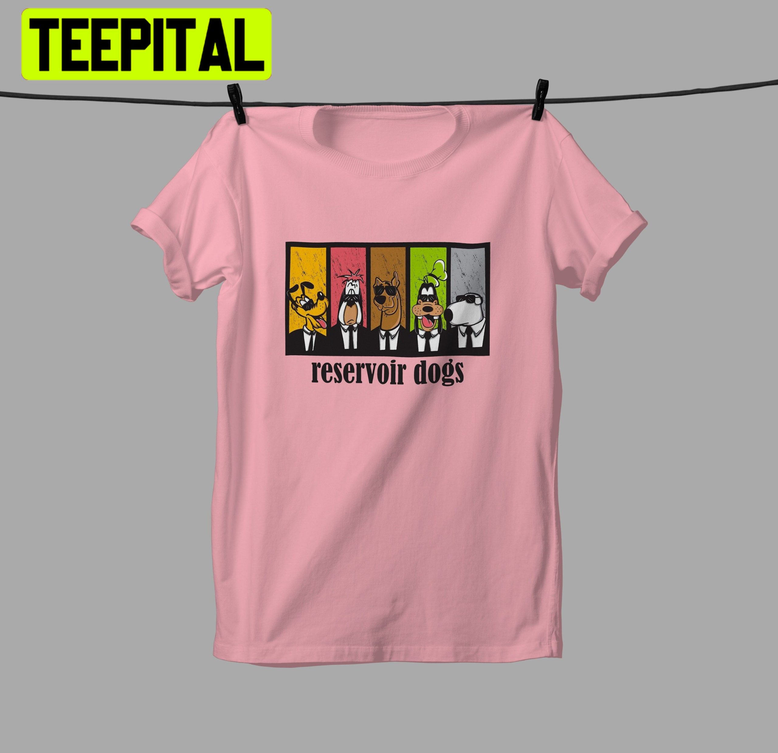 Reservoir Dogs Cartoon Trending Unisex Shirt Reservoir Dogs Cartoon Trending Unisex Shirt