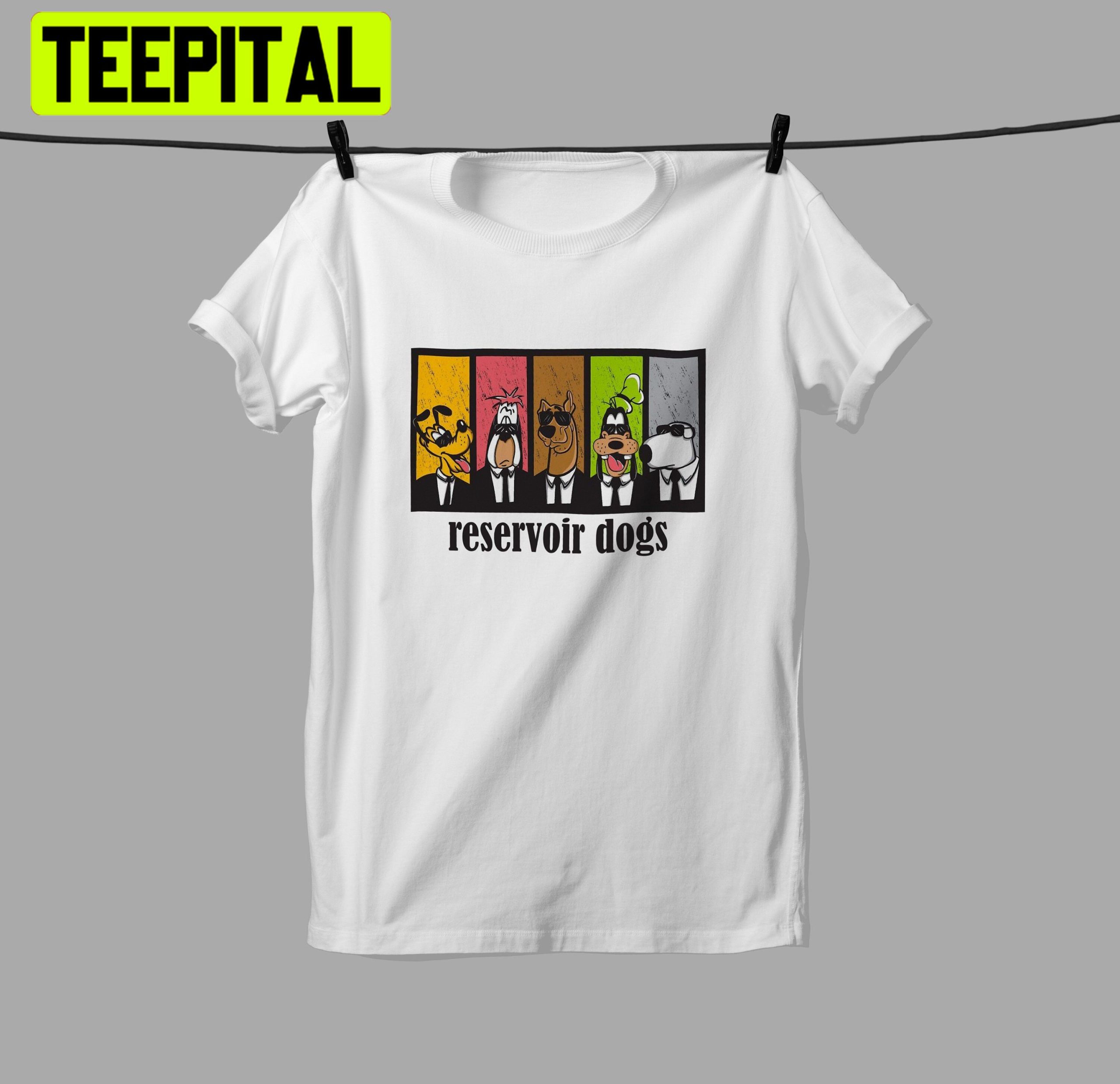 Reservoir Dogs Cartoon Trending Unisex Shirt Reservoir Dogs Cartoon Trending Unisex Shirt