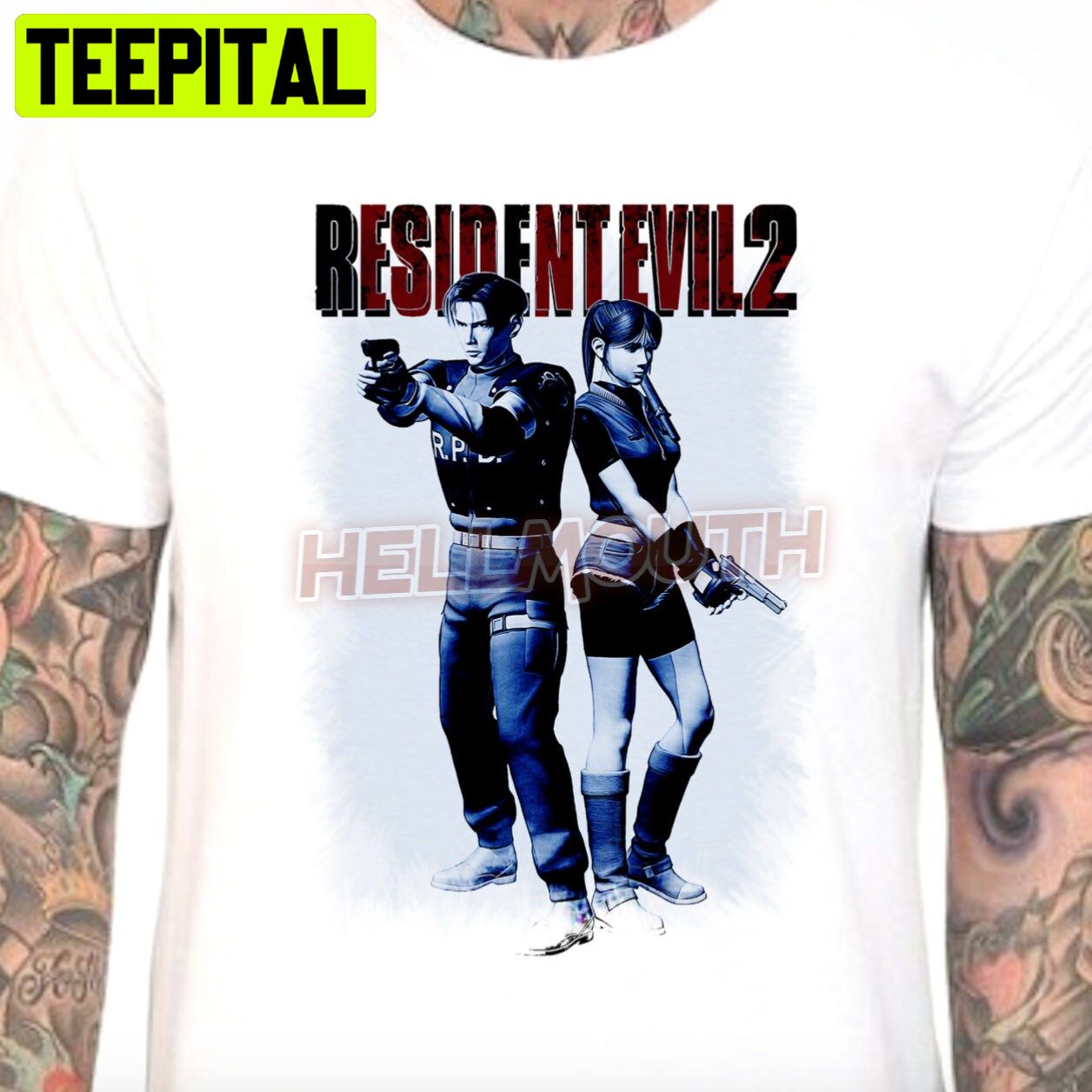 Resident Evil 2 1998 Halloween Trending Unsiex T-Shirt Resident Evil 2 1998 Halloween Trending Unsiex T-Shirt