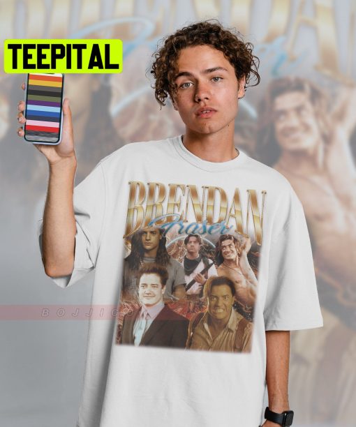 Retro Brendan Fraser Vintage Art Trending Unisex Shirt