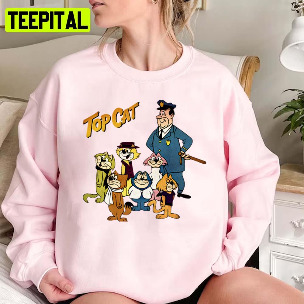 Retro Cartoon Summer Top Cat Unisex Sweatshirt Retro Cartoon Summer Top Cat Unisex Sweatshirt
