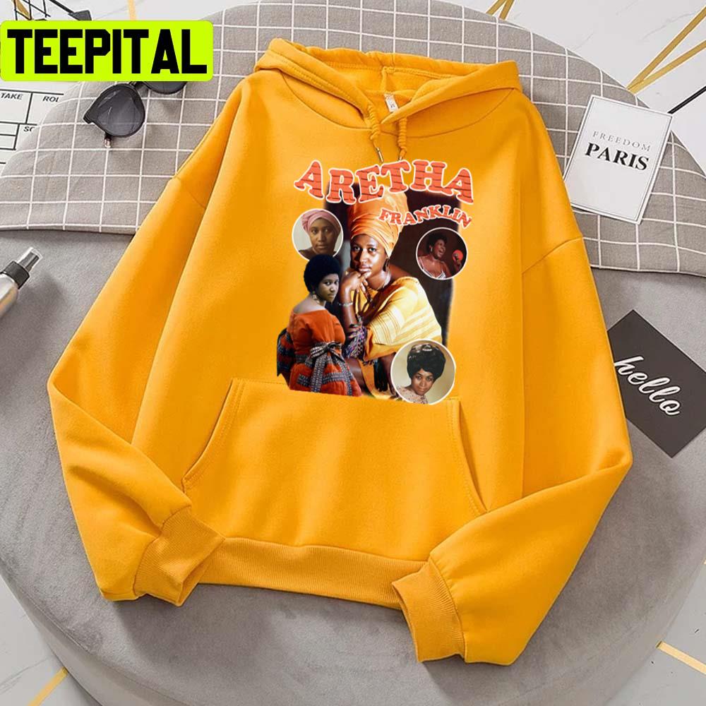 Retro Design Aretha Franklin Unisex Sweatshirt Retro Design Aretha Franklin Unisex Sweatshirt