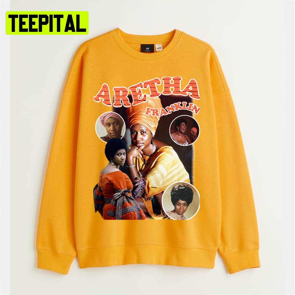 Retro Design Aretha Franklin Unisex Sweatshirt Retro Design Aretha Franklin Unisex Sweatshirt