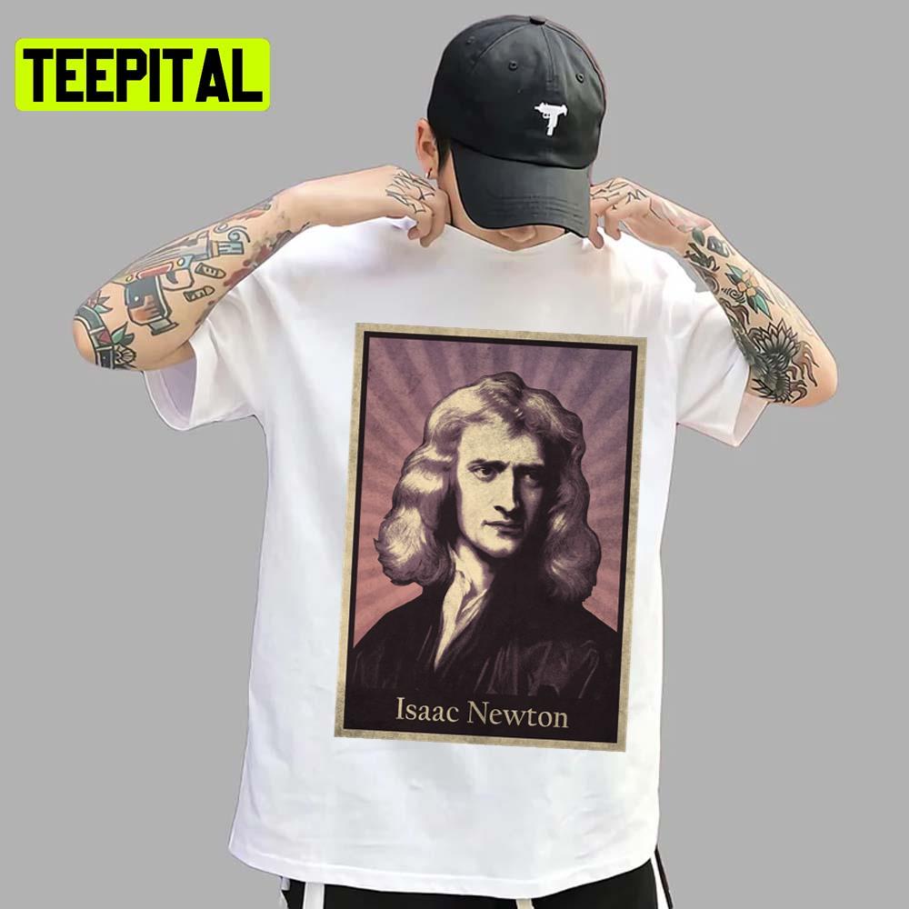 Retro Design Isaac Newton Unisex T-Shirt Retro Design Isaac Newton Unisex T-Shirt