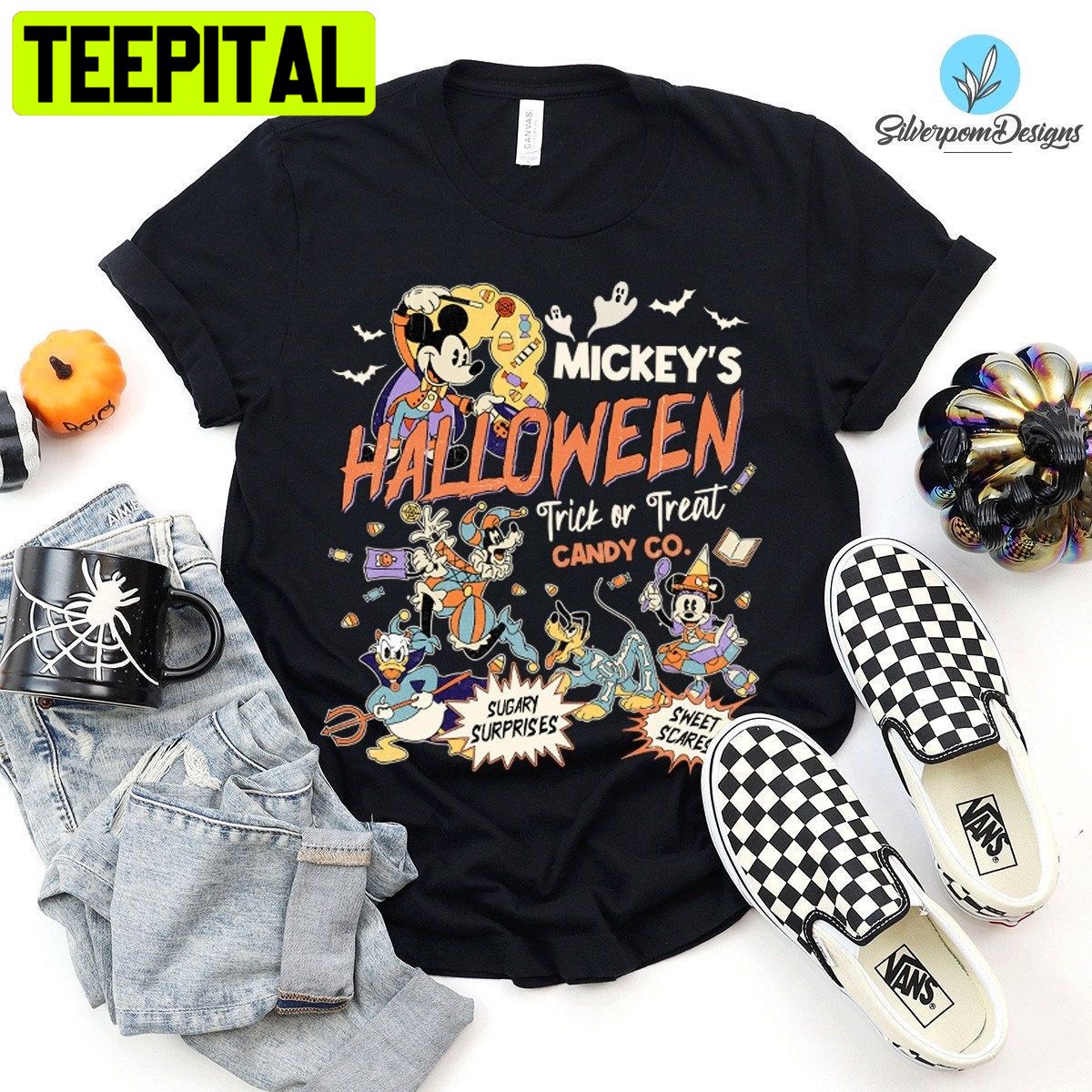Retro Halloween Mickey Ghost HalloweenTrending Unisex Shirt Retro Halloween Mickey Ghost HalloweenTrending Unisex Shirt