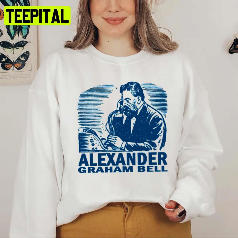 Retro Portrait Alexander Graham Bell Unisex T-Shirt Retro Portrait Alexander Graham Bell Unisex T-Shirt