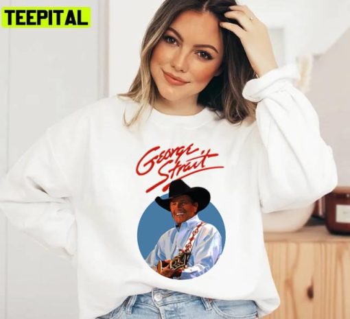 Retro Portrait The Legend George Strait Unisex Sweatshirt