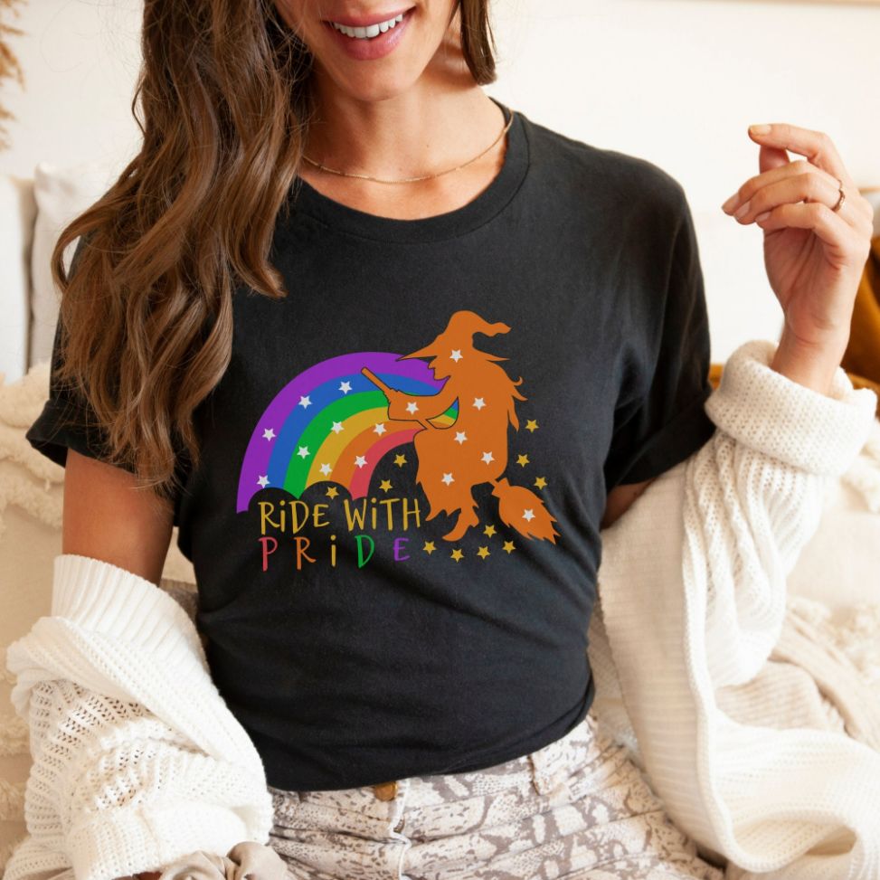 Ride With Pride Happy Halloween Shirt Ride With Pride Happy Halloween Shirt