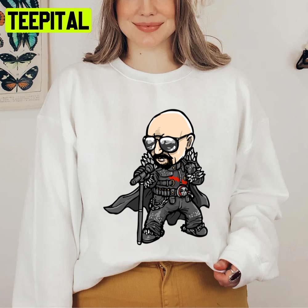 Rob Halford Funny Chibi Art Rock Music Unisex Sweatshirt Rob Halford Funny Chibi Art Rock Music Unisex Sweatshirt
