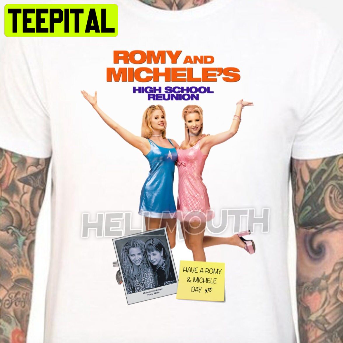 Romy And Michele's High School Reunion 1997 Lisa Kudrow Mira Sorvino Halloween Trending Unsiex T-Shirt Romy And Michele's High School Reunion 1997 Lisa Kudrow Mira Sorvino Halloween Trending Unsiex T-Shirt