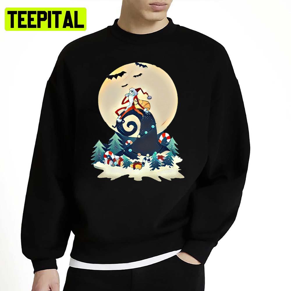 Sally And Jack Christmas Graphic Xmas Unisex Sweatshirt Sally And Jack Christmas Graphic Xmas Unisex Sweatshirt