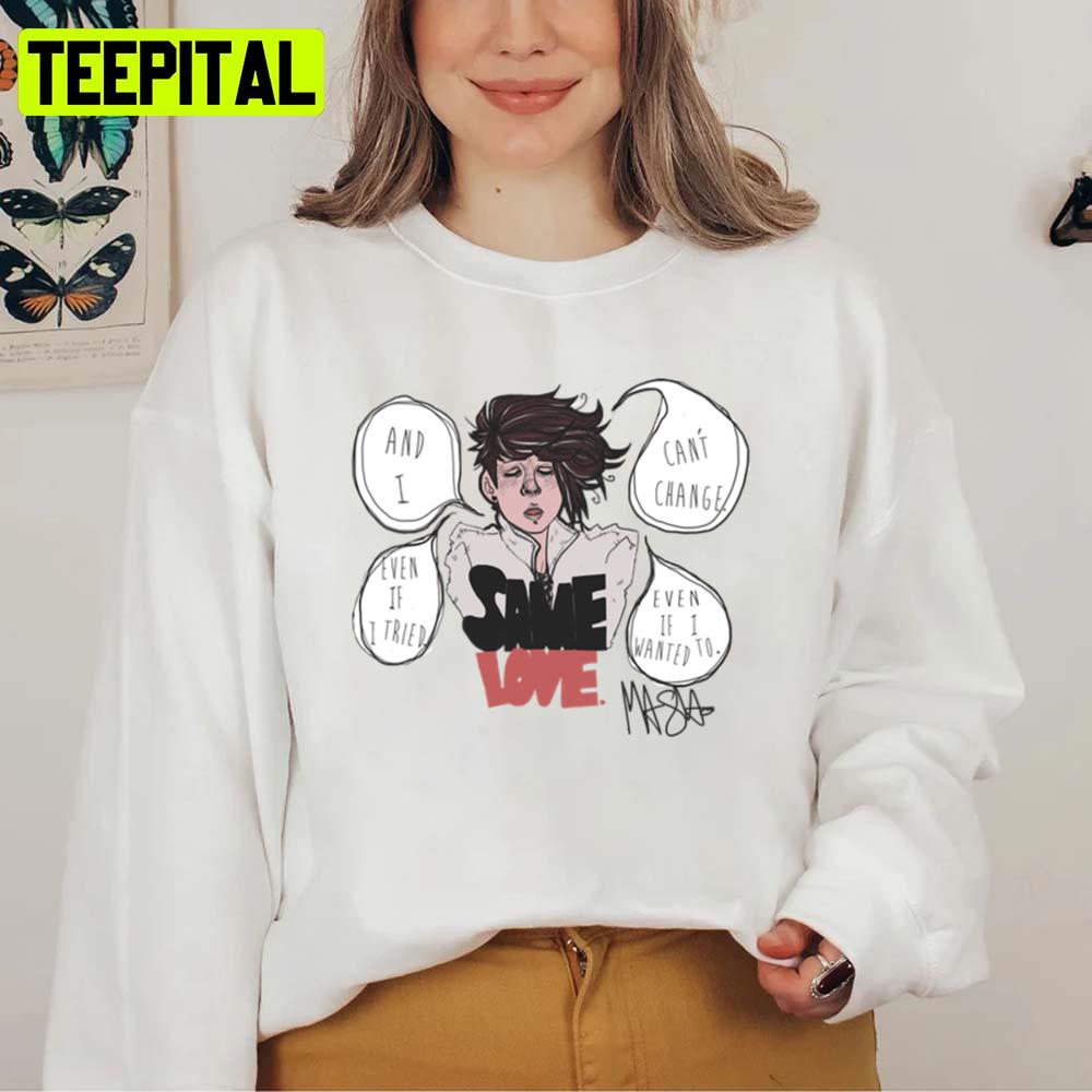 Same Love Macklemore Illustration Unisex Sweatshirt Same Love Macklemore Illustration Unisex Sweatshirt