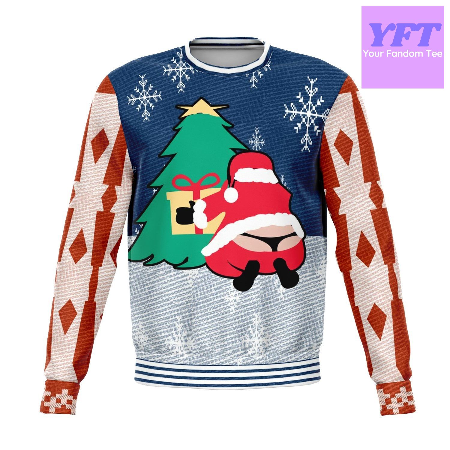 Santa Thong Meme 2022 Design 3d Ugly Christmas Sweater Santa Thong Meme 2022 Design 3d Ugly Christmas Sweater