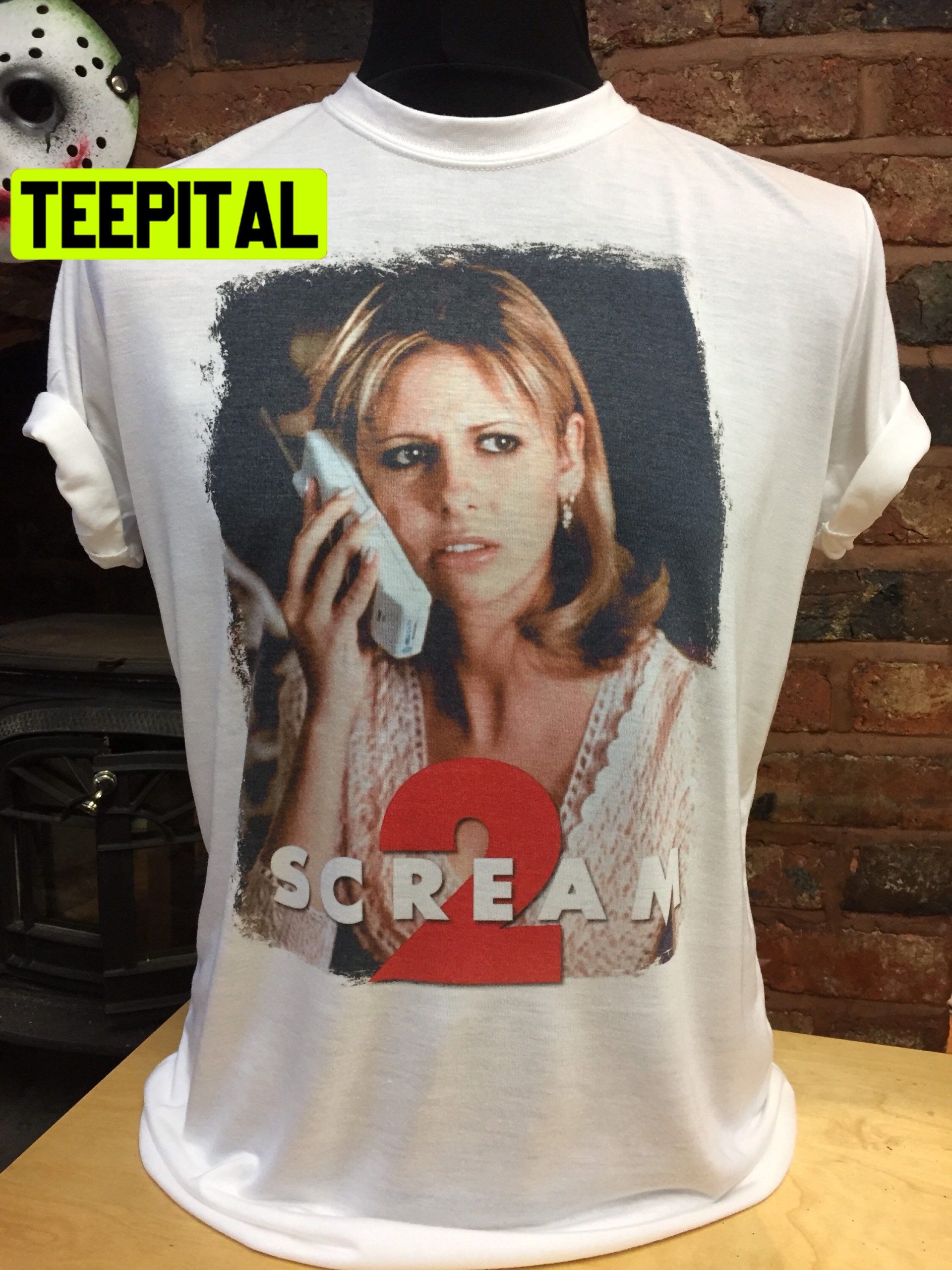 Scream 2 Cici Sarah Michelle Gellar Vintage Halloween Trending Unsiex T-Shirt Scream 2 Cici Sarah Michelle Gellar Vintage Halloween Trending Unsiex T-Shirt
