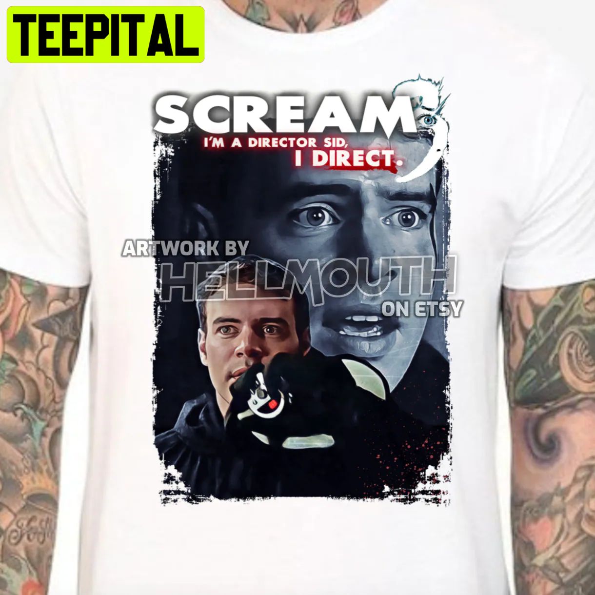 Scream 3 Movie Roman Bridger Scott Foley Halloween Trending Unsiex T-Shirt Scream 3 Movie Roman Bridger Scott Foley Halloween Trending Unsiex T-Shirt