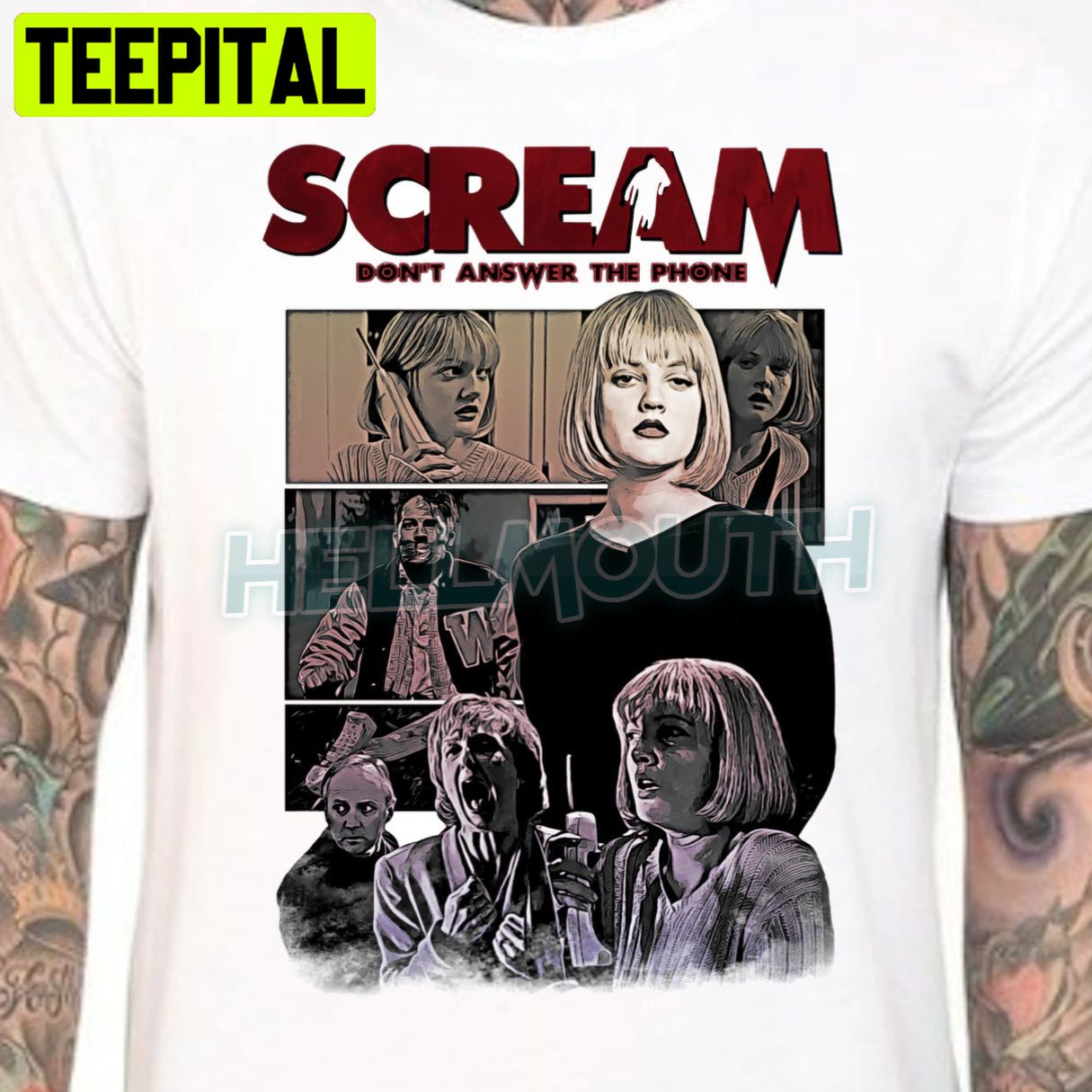 Scream Movie Casey Becker Drew Barrymore Halloween Trending Unsiex T-Shirt Scream Movie Casey Becker Drew Barrymore Halloween Trending Unsiex T-Shirt