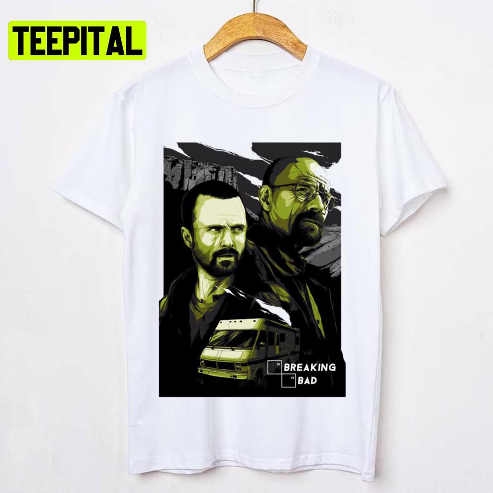 Season 1 Heisenberg And Jesse Pinkman Breaking Bad Duo Unisex T-Shirt Season 1 Heisenberg And Jesse Pinkman Breaking Bad Duo Unisex T-Shirt
