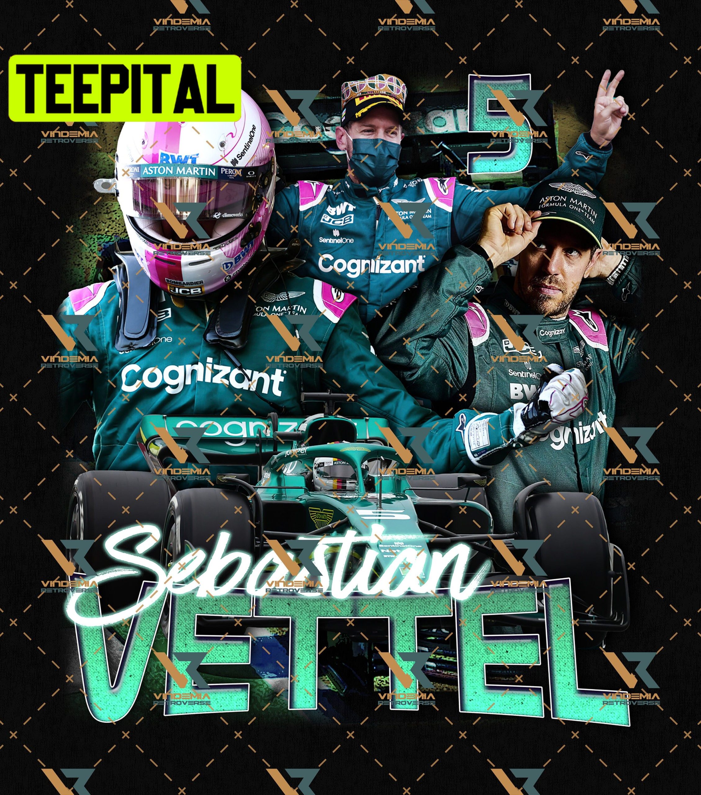 Sebastian Vettel Aston Martin 90s Vintage Trending Unisex Shirt Sebastian Vettel Aston Martin 90s Vintage Trending Unisex Shirt