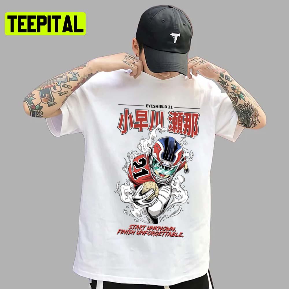 Sena Kobayakawa Graphic Eyeshield 21 Unisex T-Shirt Sena Kobayakawa Graphic Eyeshield 21 Unisex T-Shirt