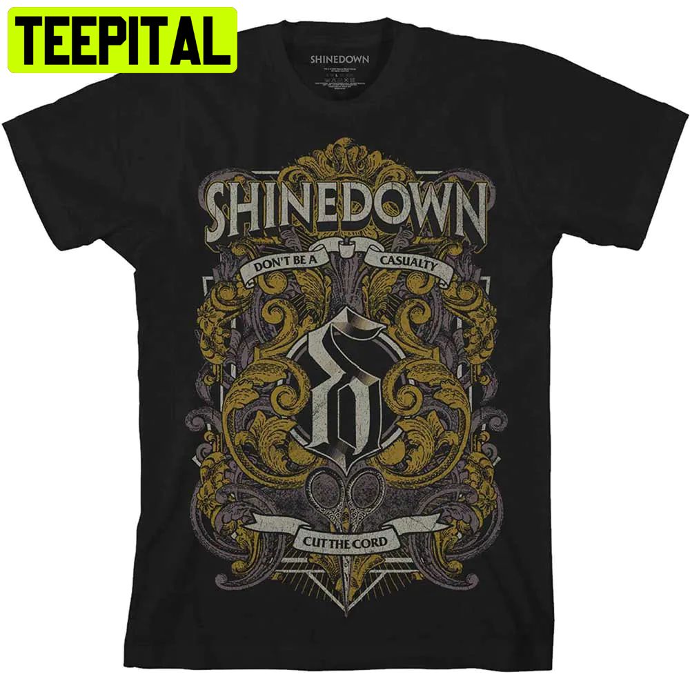 Shinedown Ornamental Scissors Trending Unisex Shirt Shinedown Ornamental Scissors Trending Unisex Shirt