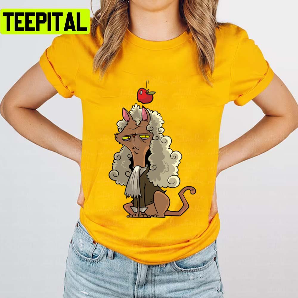Sir Isaac Mewton Schrdingers Cats Unisex T-Shirt Sir Isaac Mewton Schrdingers Cats Unisex T-Shirt