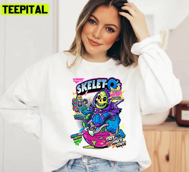 Skelet O's Halloween Graphic Unisex Sweatshirt Skelet O's Halloween Graphic Unisex Sweatshirt