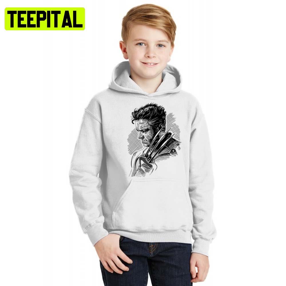 Sketch Art Hugh Jackmans Logan Hoodie Sketch Art Hugh Jackmans Logan Hoodie