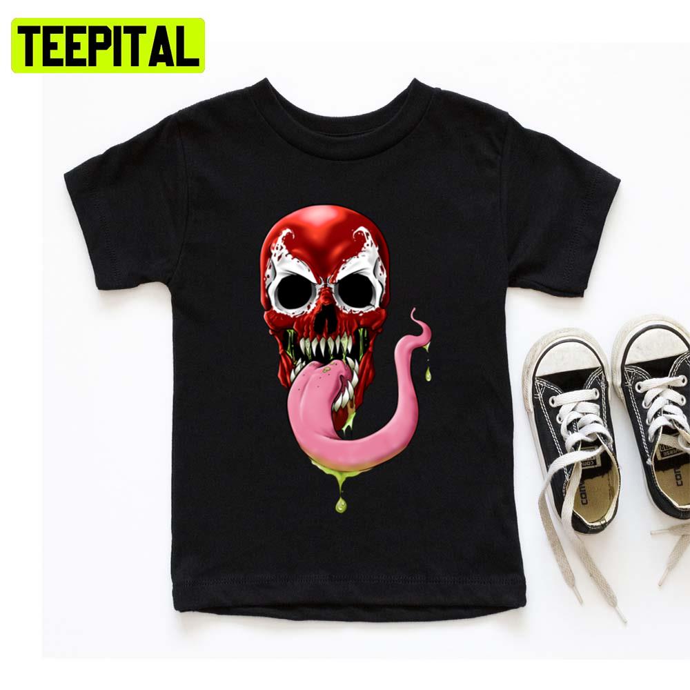 Skull Carnage Marvel Halloween Illustration Hoodie Skull Carnage Marvel Halloween Illustration Hoodie