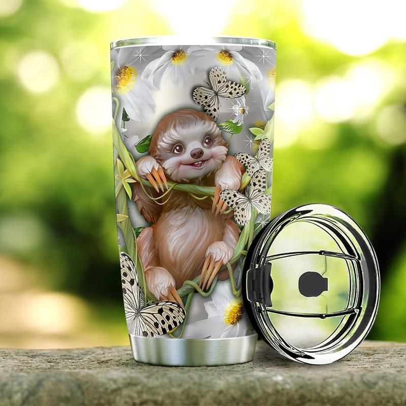 Sloth Face Stainless Steel Cup Sloth Face Stainless Steel Cup