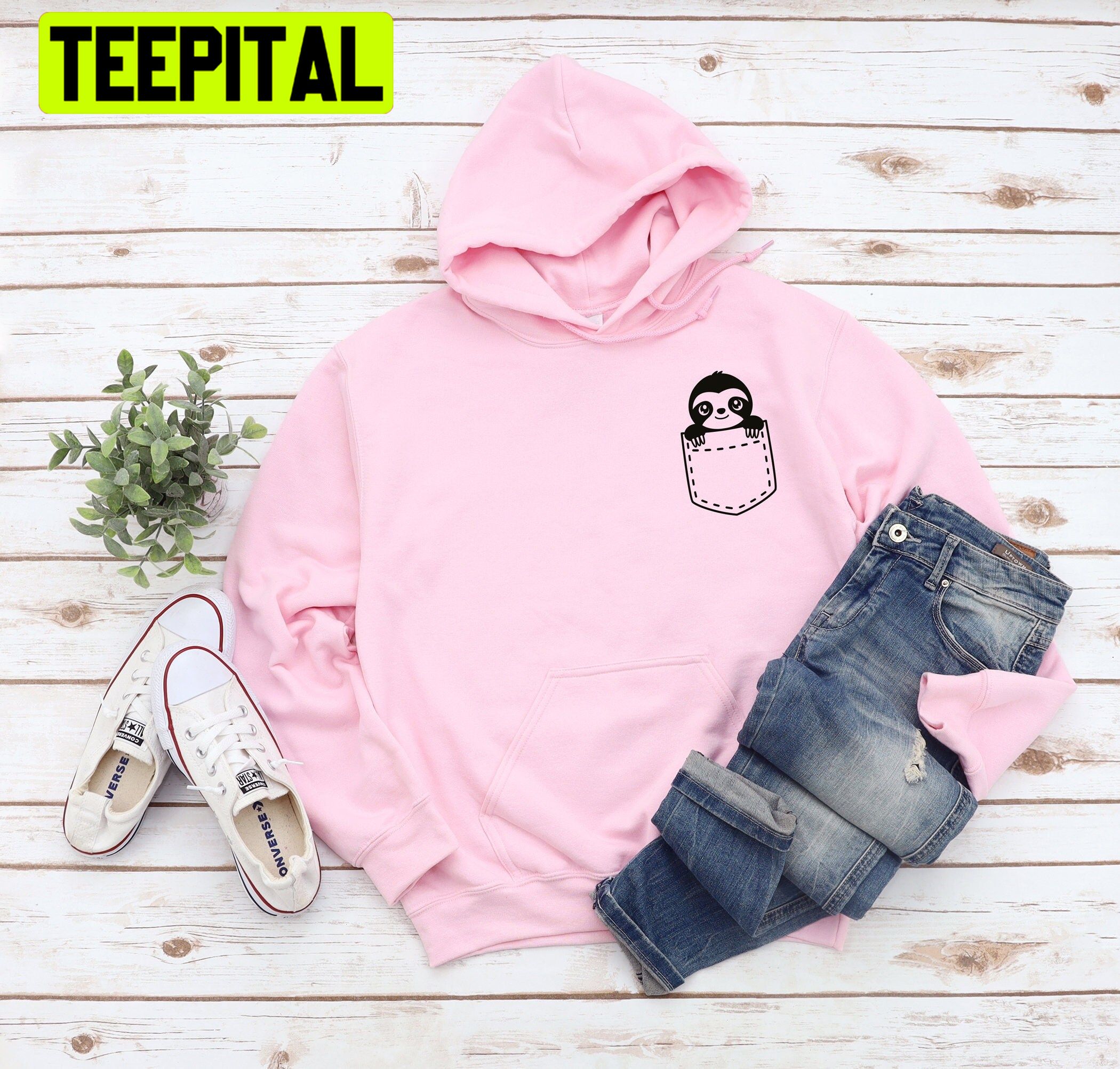Sloth Pocket Trending Unisex Hoodie Sloth Pocket Trending Unisex Hoodie