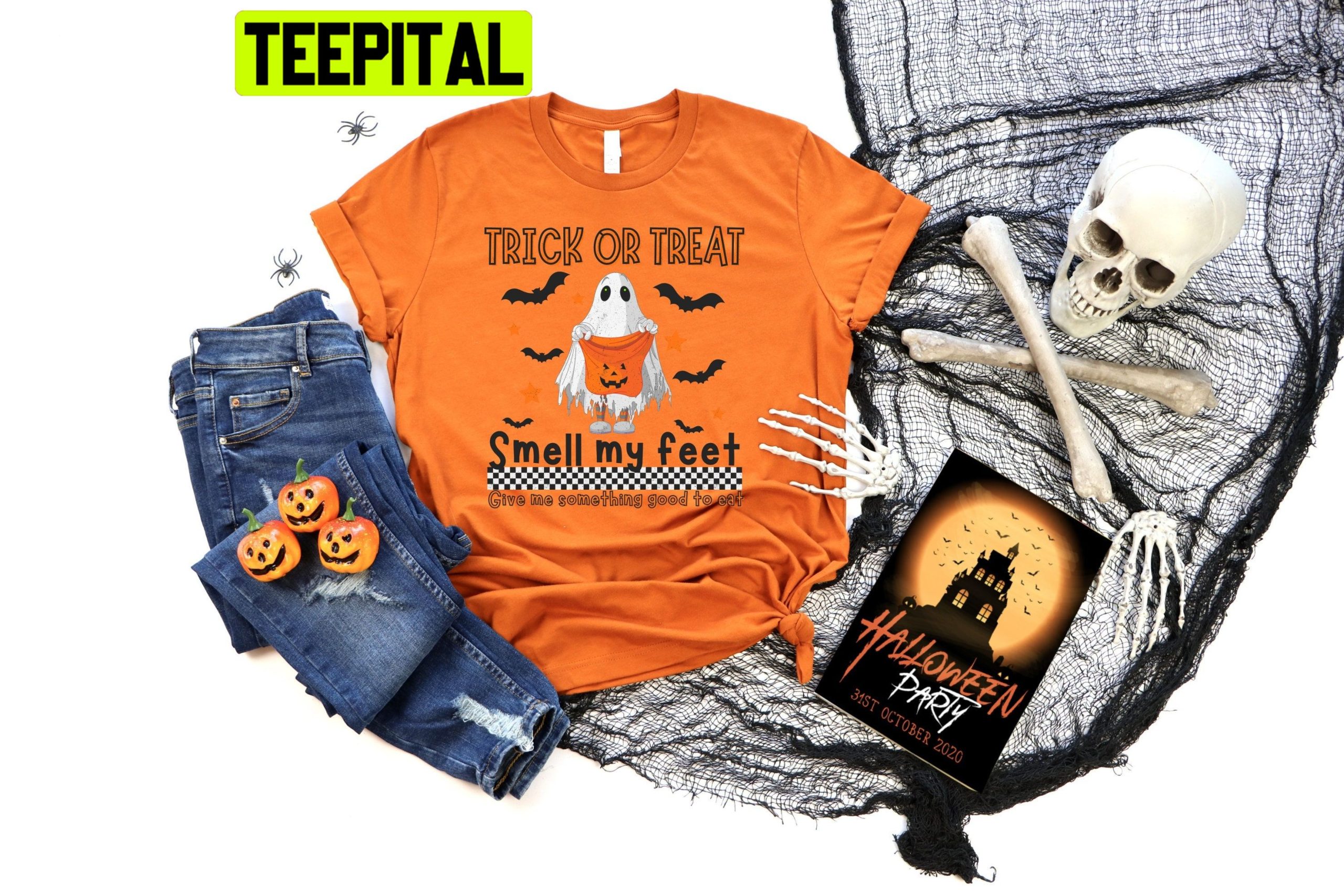 Smell My Feet Trick Or Treat HalloweenTrending Unisex Shirt Smell My Feet Trick Or Treat HalloweenTrending Unisex Shirt