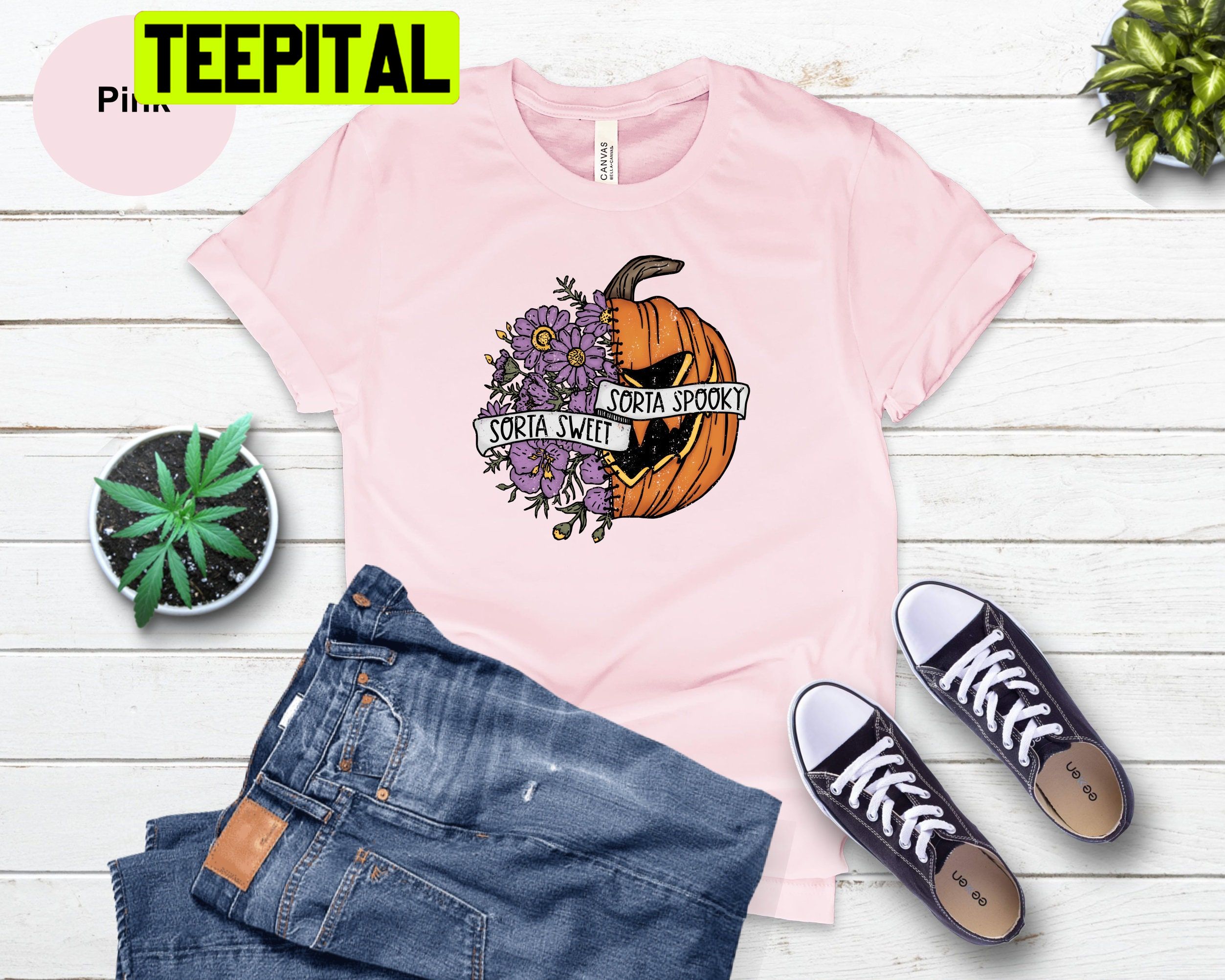 Sorta Sweet Sorta Spooky Funny Halloween Trending Unisex Shirt Sorta Sweet Sorta Spooky Funny Halloween Trending Unisex Shirt