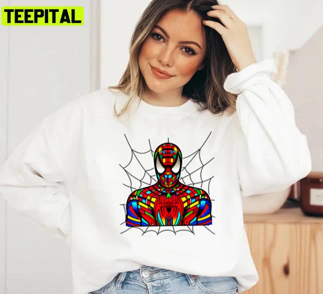 Spider Colorful Halloween Unisex Sweatshirt Spider Colorful Halloween Unisex Sweatshirt