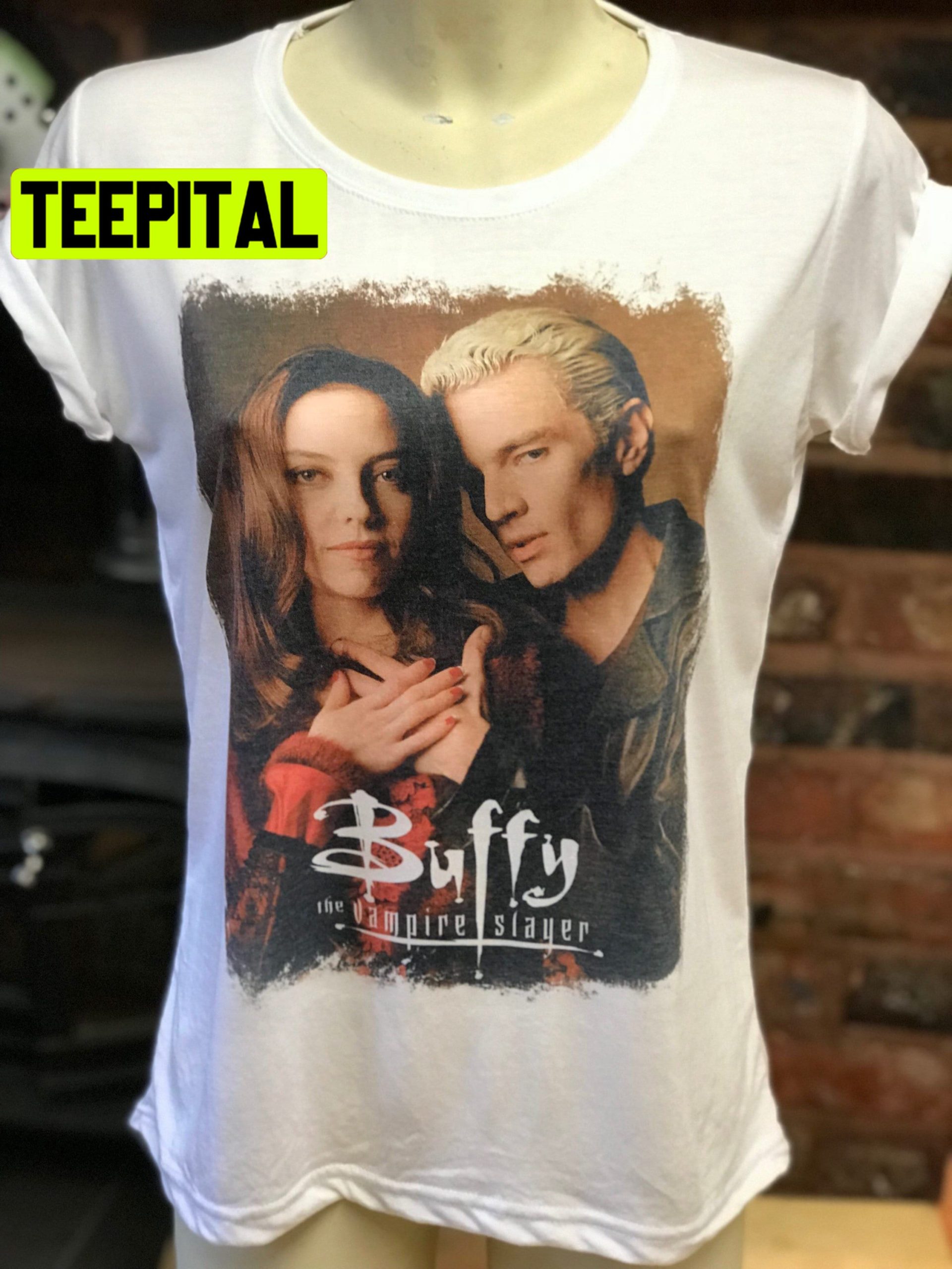 Spike And Drusilla Halloween Trending Unsiex T-Shirt Spike And Drusilla Halloween Trending Unsiex T-Shirt