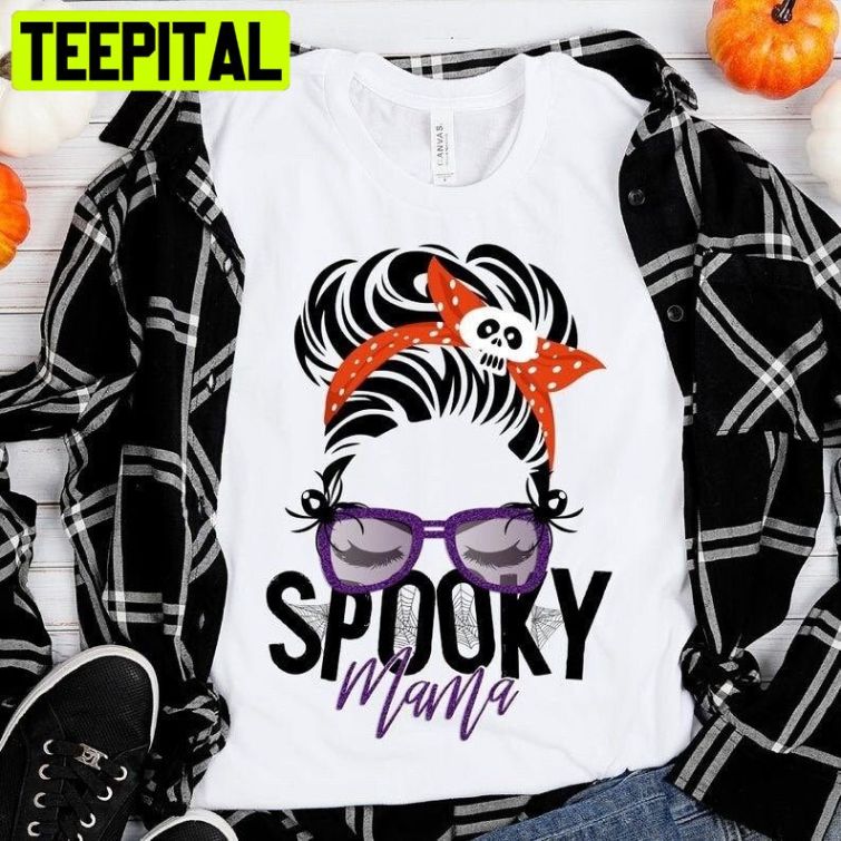 Spooky Mama Halloween Trending Unisex Shirt Spooky Mama Halloween Trending Unisex Shirt