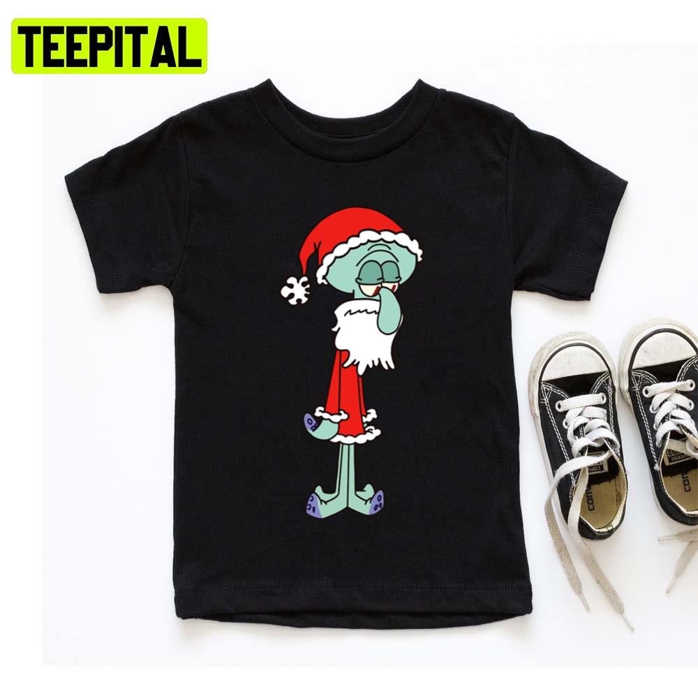 Squidward Santa Spongebob Squarepants Hoodie Squidward Santa Spongebob Squarepants Hoodie
