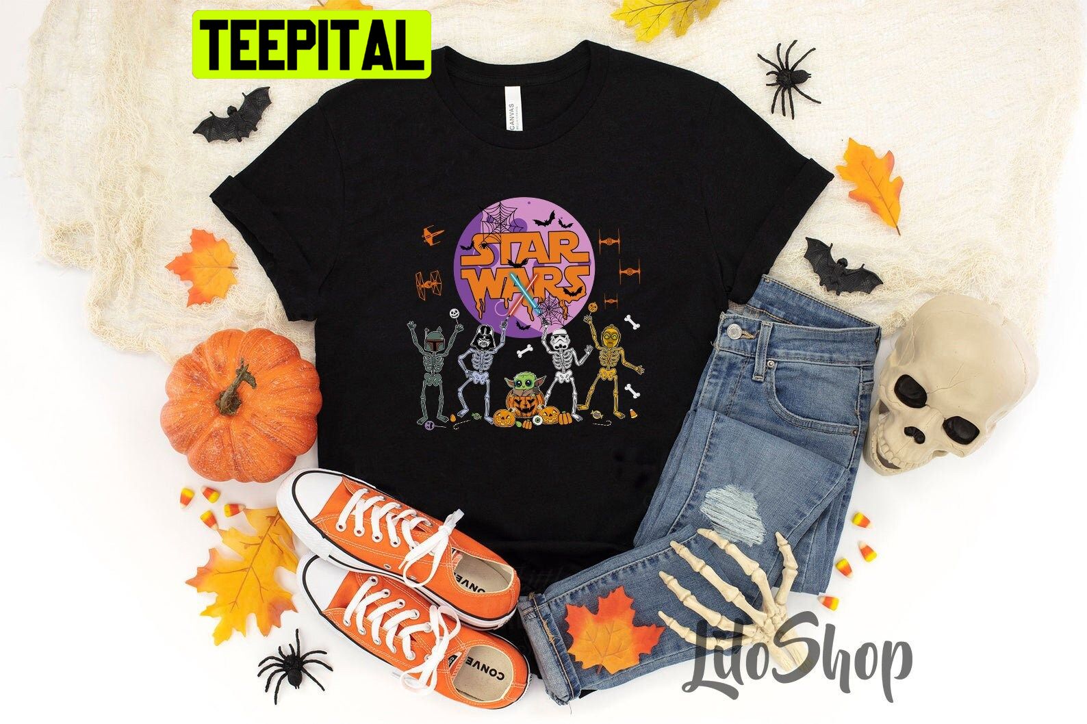 Star Wars Disney Skeleton Trending Unisex Shirt Star Wars Disney Skeleton Trending Unisex Shirt