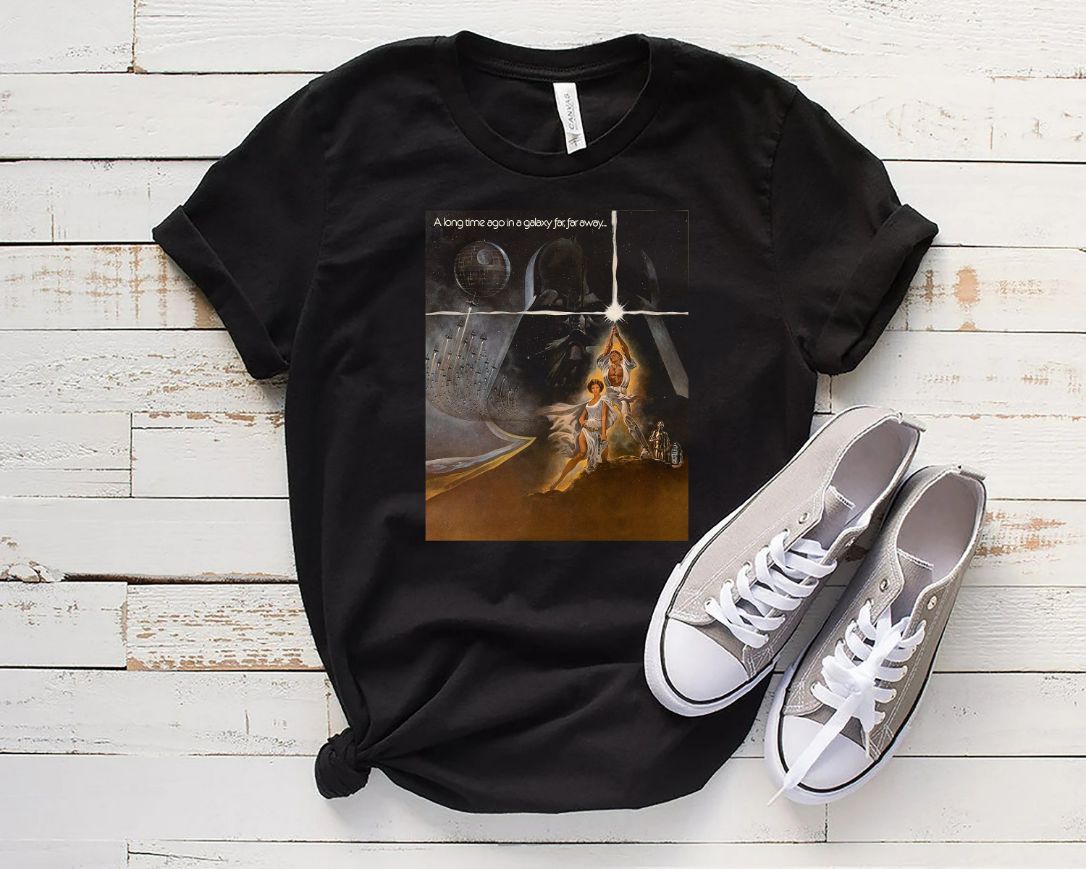 Star Wars Vintage Movie Poster T-Shirt Star Wars Vintage Movie Poster T-Shirt