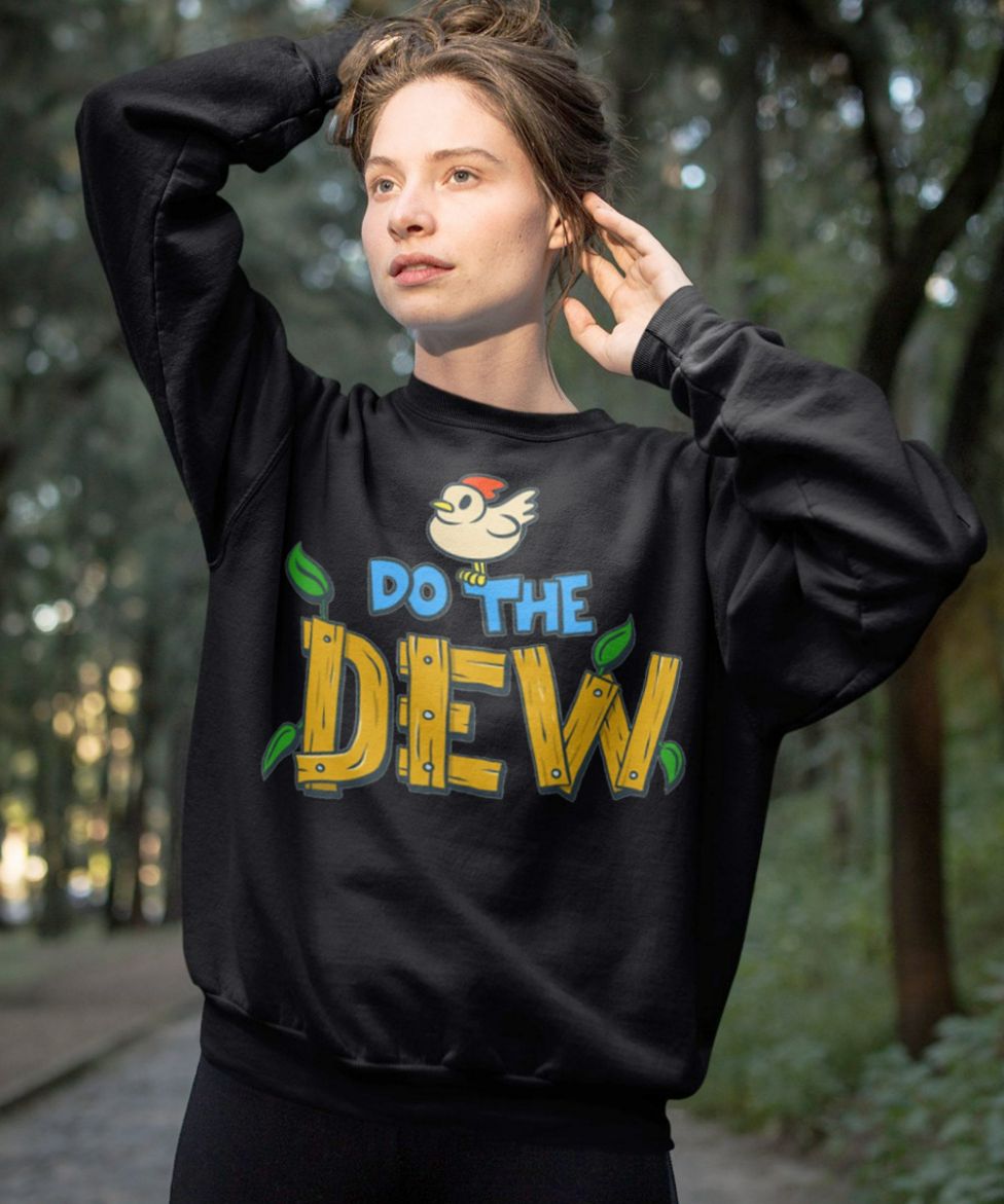 Stardew Valley Pierres Do The Dew Heavy Unisex Sweatshirt Stardew Valley Pierres Do The Dew Heavy Unisex Sweatshirt