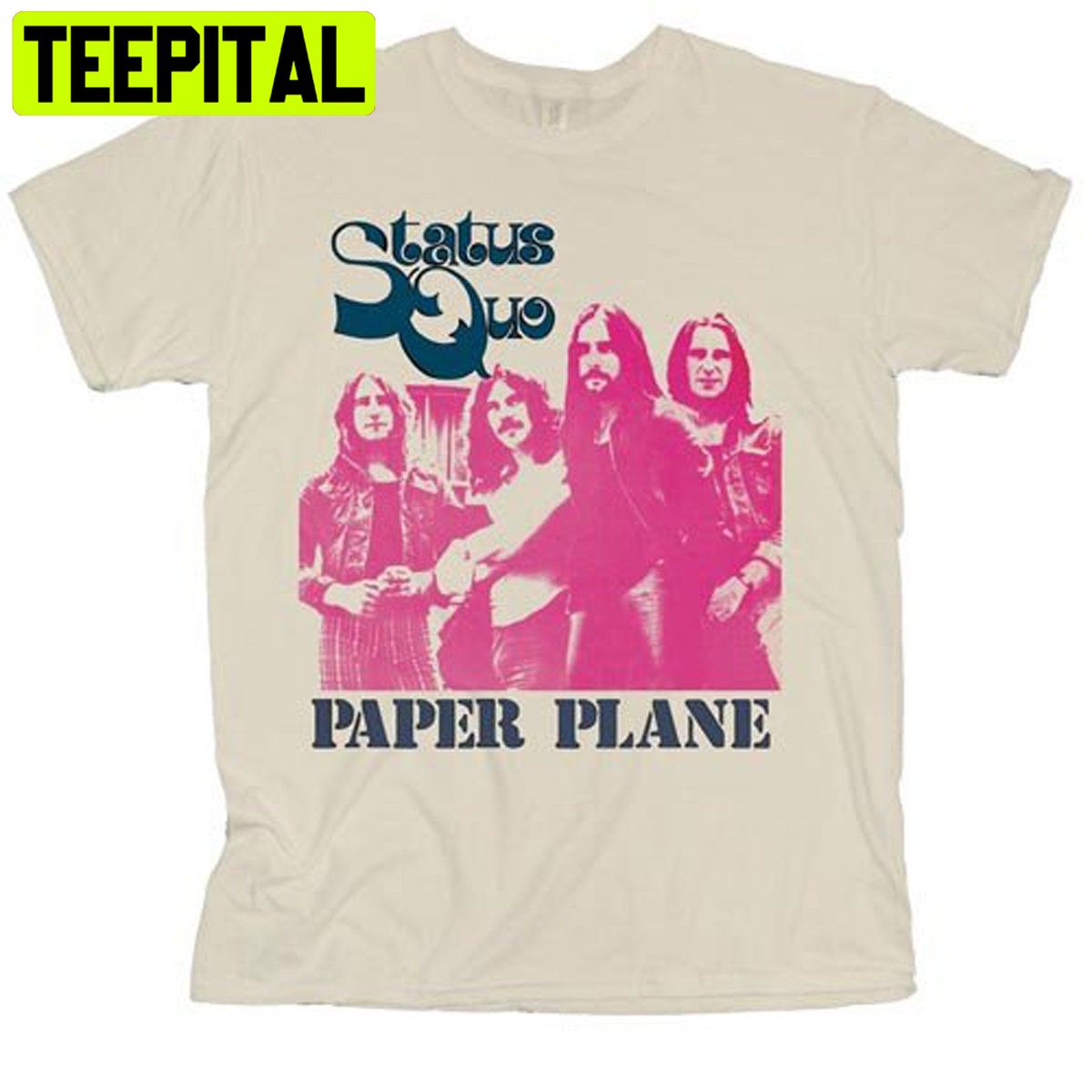 Status Quo Paper Plane Francis Rossi Trending Unisex Shirt Status Quo Paper Plane Francis Rossi Trending Unisex Shirt