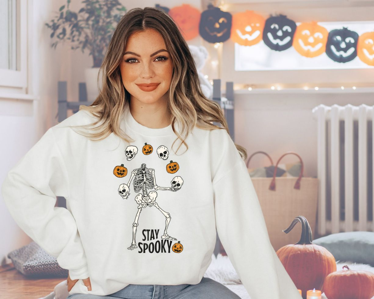 Stay Spooky Retro Vintage Halloween Sweatshirt Stay Spooky Retro Vintage Halloween Sweatshirt