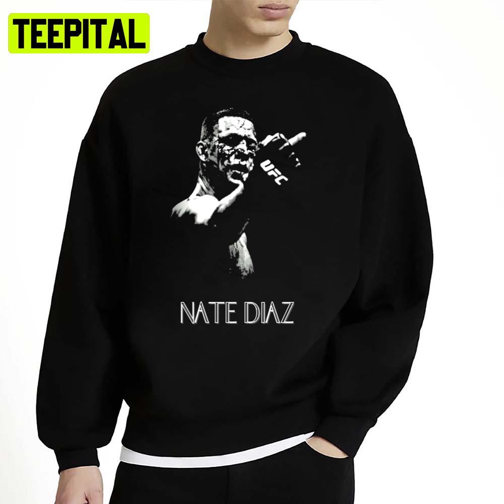 Stockton Fighter 209 Portrait Nate Diaz Unisex Sweatshirt Stockton Fighter 209 Portrait Nate Diaz Unisex Sweatshirt