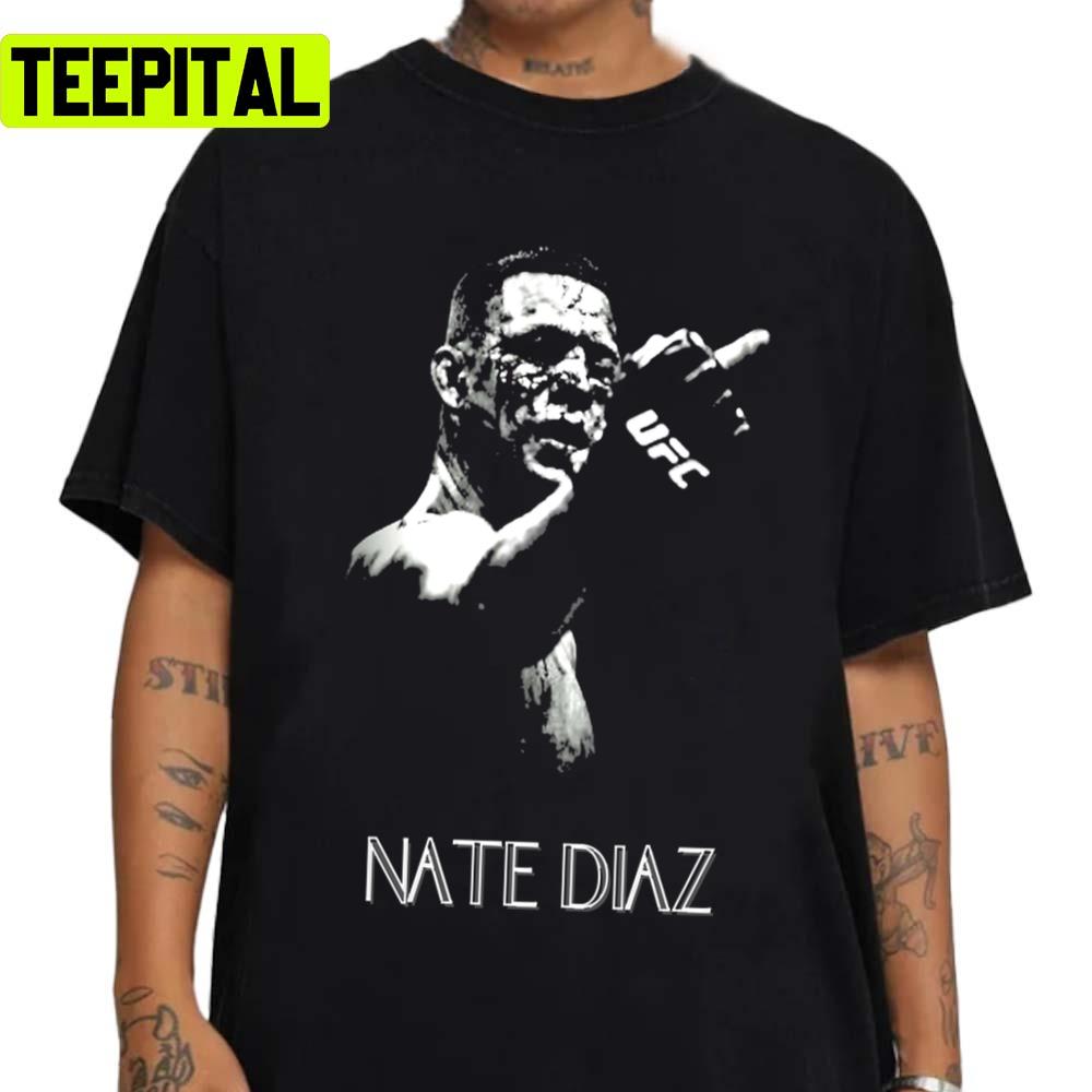 Stockton Fighter 209 Portrait Nate Diaz Unisex Sweatshirt Stockton Fighter 209 Portrait Nate Diaz Unisex Sweatshirt
